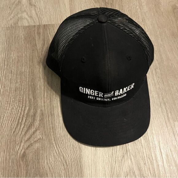 Ginger and Baker Fort Collins Colorado Black & White Trucker Hat - Picture 6 of 8